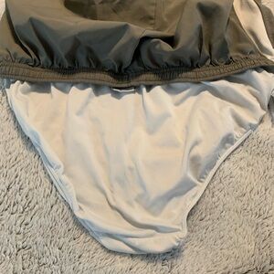 Nike dry fit shorts white stripe down sides